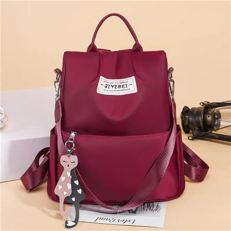 Mini Backpack Purse - Kwaliteit Waterdichte Oxford Rugzak, Vrouwen Hoge