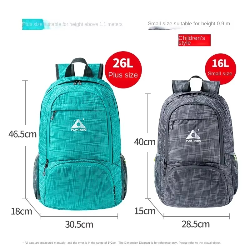 Opvouwbare lichtgewicht rugzak - Foldable Backpack Small recensie en prijs