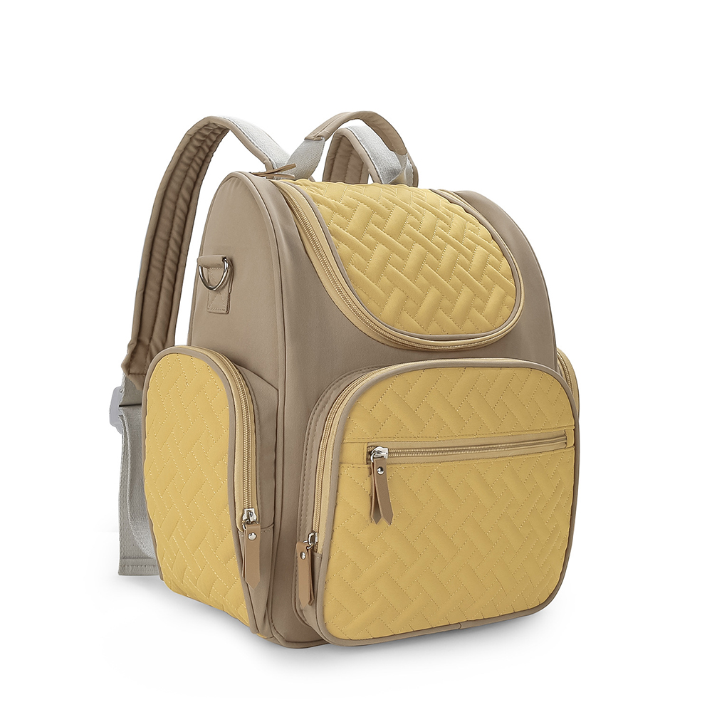 Tweekleurige gewatteerde kinde - Backpack Diaper Bag recensie en prijs